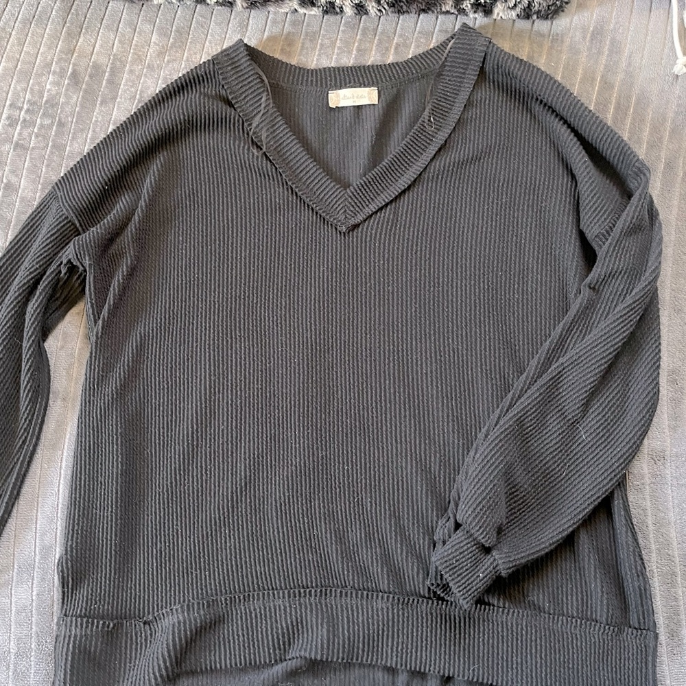 Altar’d State Oversized Black Sweater